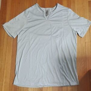 Go Couture Gray Short Sleeve Top NWOT size Large